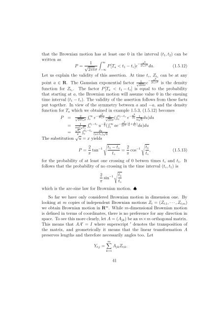 1 Continuous Time Processes - IPM