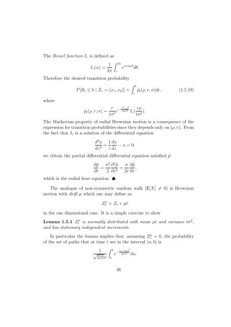 1 Continuous Time Processes - IPM