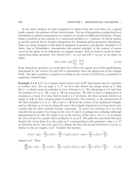 Chapter 1 DIFFERENTIAL GEOMETRY OF REAL MANIFOLDS