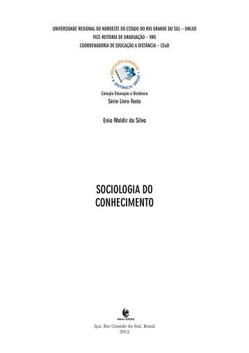 Sociologia do Conhecimento.pdf - Unijuí