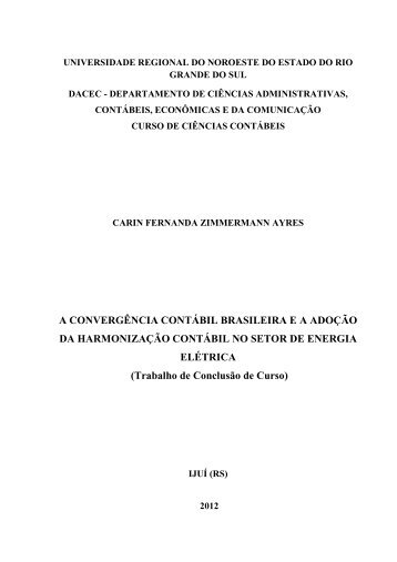 Trabalho de Conclusão de Curso - TCC - Unijuí