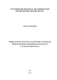 UNIVERSIDADE REGIONAL DO NOROESTE DO ESTADO ... - Unijuí