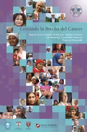 Cerrando la Brecha del Cáncer - The Department of Global Health ...