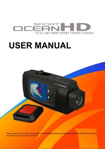 full hd 1080p sport video camera user manual
