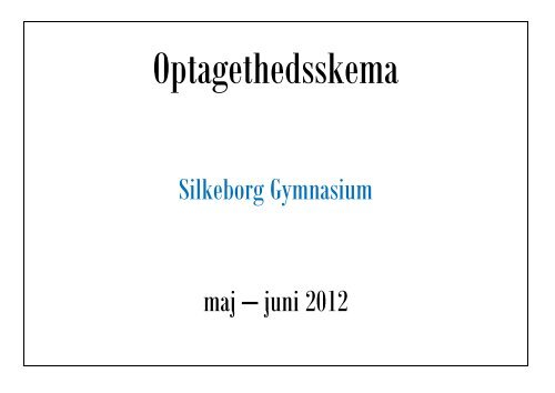 Anne Mette - Silkeborg Gymnasium