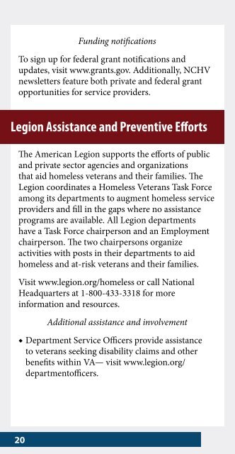 ON-CALL: Handbook for Homeless Veterans and Service Providers