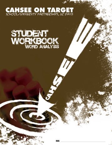 Word Analysis - Student Workbook