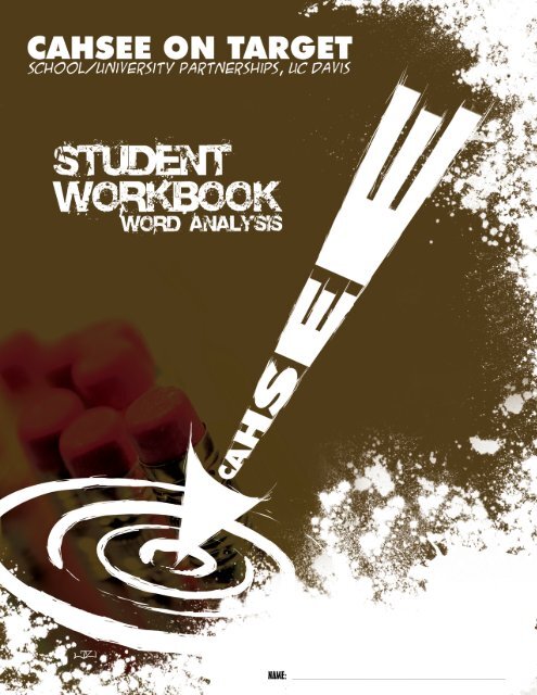Word Analysis Student Workbook