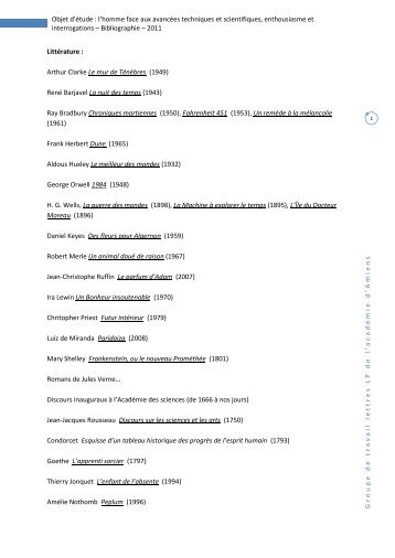 L'homme face aux avancées techniques et scientifiques.