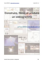 42 pages pour construire, filmer, produire un vidéogramme