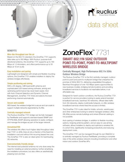 ZoneFlex™ 7731
