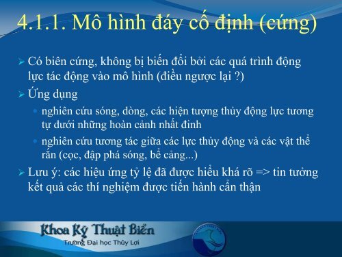 Mô hình vật lý .pdf - Khoa Kỹ thuật Biển