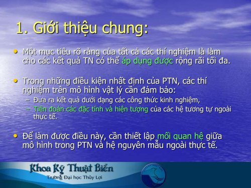 Mô hình vật lý .pdf - Khoa Kỹ thuật Biển