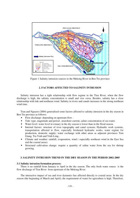 salinity intrusion trend in river and canal systems and some ...