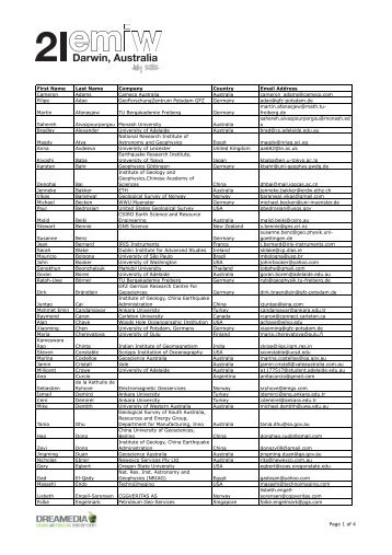 Delegate List - MTNet - DIAS