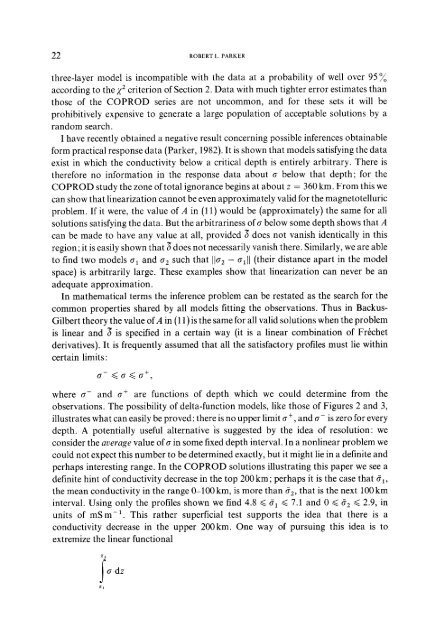 R.L. Parker, The magnetotelluric inverse problem - MTNet