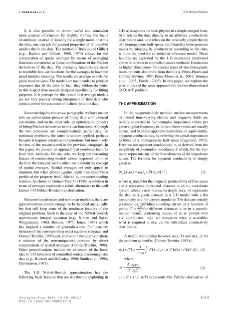 2-D Niblett-Bostick magnetotelluric inversion - MTNet