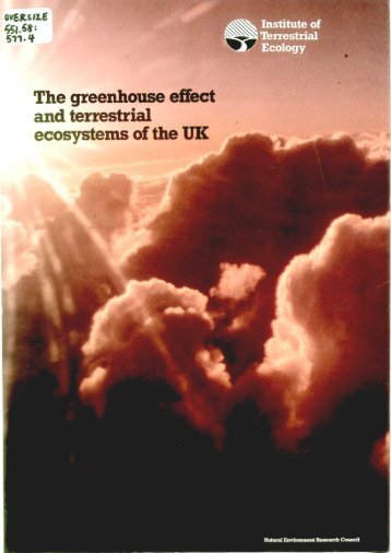 The greenhouse effect and terrestrial ecosystems of the UK