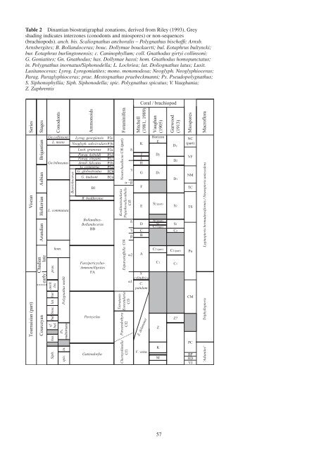 Lithostratigraphical framework for Carboniferous successions of ...