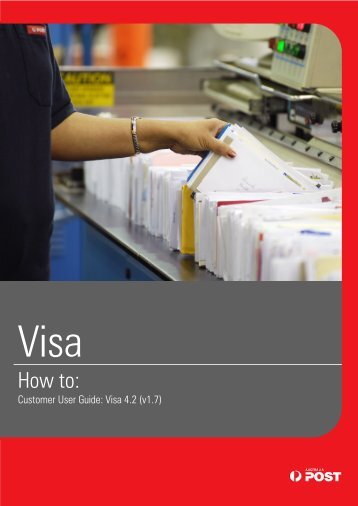 Visa TLMS User Guide - Australia Post