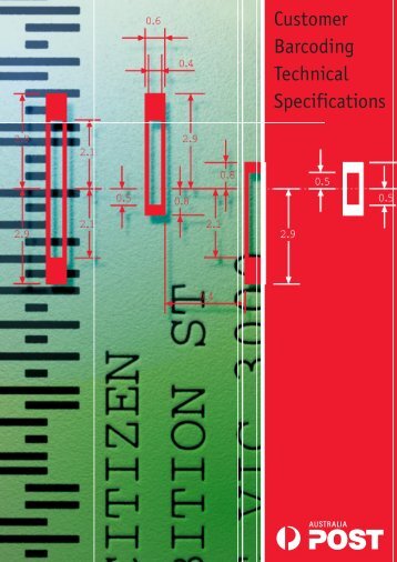 Customer Barcoding Technical Specifications - Australia Post