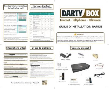 GUIDE D'INSTALLATION RAPIDE - Dartybox