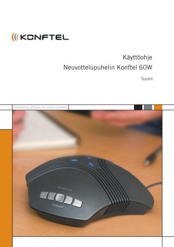 Käyttöohje Neuvottelupuhelin Konftel 60W