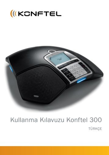 Kullanma Kılavuzu Konftel 300