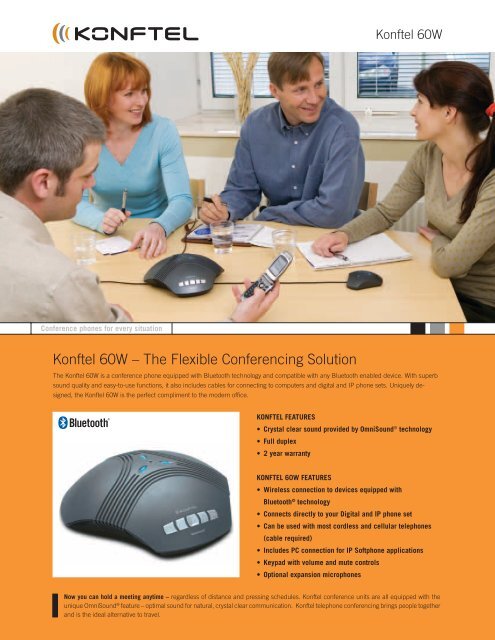 Konftel 60W – The Flexible Conferencing Solution