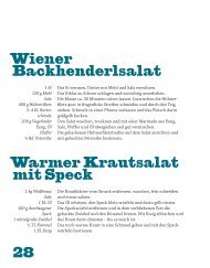 28 Wiener backhenderlsalat Warmer Krautsalat mit speck