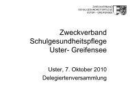 Zweckverband Schulgesundheitspflege Uster- Greifensee