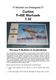 Curtiss P-40E Warhawk 1:32