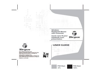 USER GUIDE - Targus