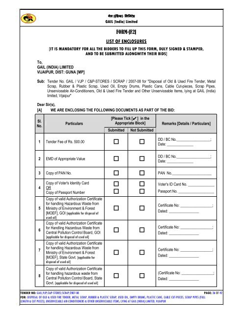 gail (india) limited gail (india) limited