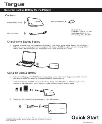 APB27US User Guide - Targus