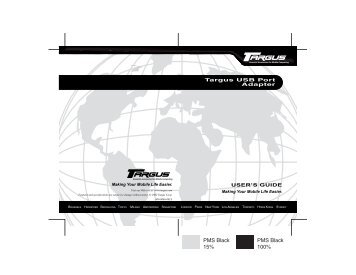 Targus USB Port Adapter USER'S GUIDE