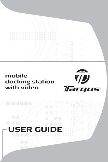 user guide - Targus