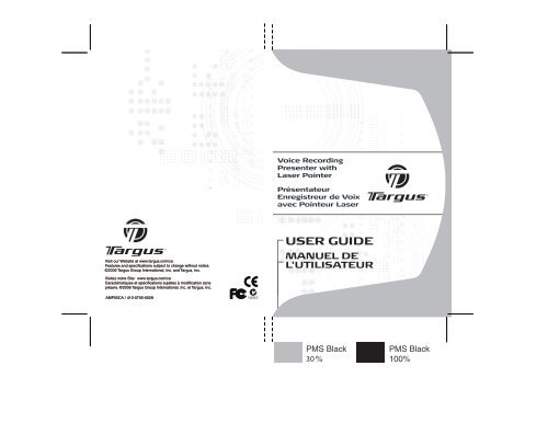 USER GUIDE - Targus