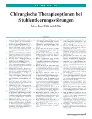 Chirurgische Therapieoptionen bei ... - Kaden Verlag