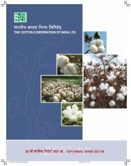 Annual Report 2007-08 - The Cotton Corporation of India, Ltd