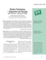 Okuläre Tuberkulose - Diagnostik und Therapie - Kaden Verlag