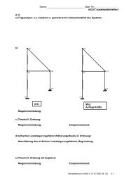 c) Theorie II. Ordnung