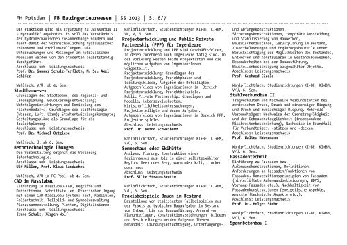FH Potsdam | FB Bauingenieurwesen | SS 2013 | S. 1/7 → FB ...