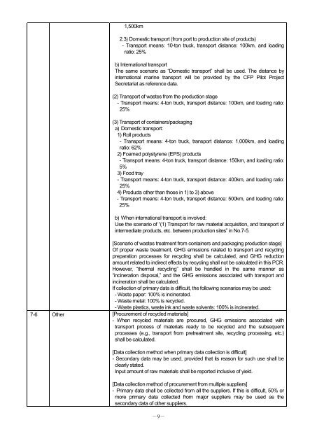 Product Category Rules (PCR) - PCR Library