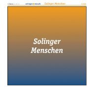 Solinger Menschen - Wenke Mein Solingen