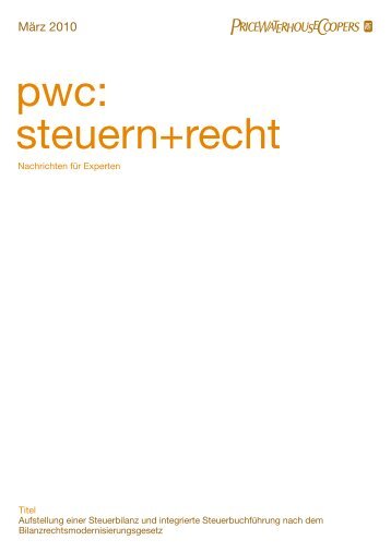 steuernrecht-3_2010_end herunterladen - PwC Blogs