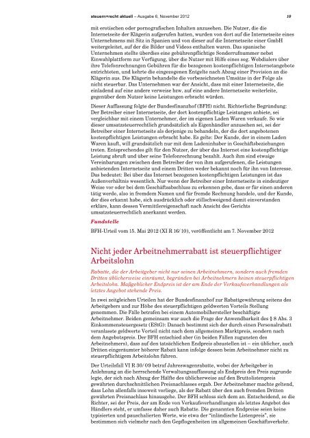 steuern_recht_aktuell_Ausgabe6_2012gs_November2012 - PwC ...