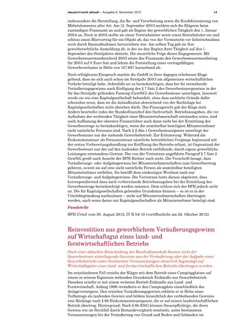 steuern_recht_aktuell_Ausgabe6_2012gs_November2012 - PwC ...