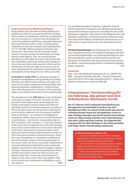 steuern_recht_5_2012 - PwC Blogs