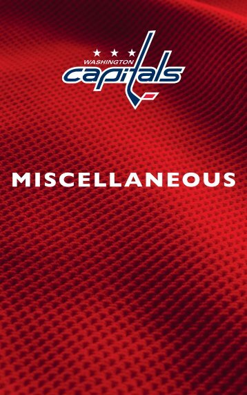 miscellaneous - Washington Capitals - NHL.com